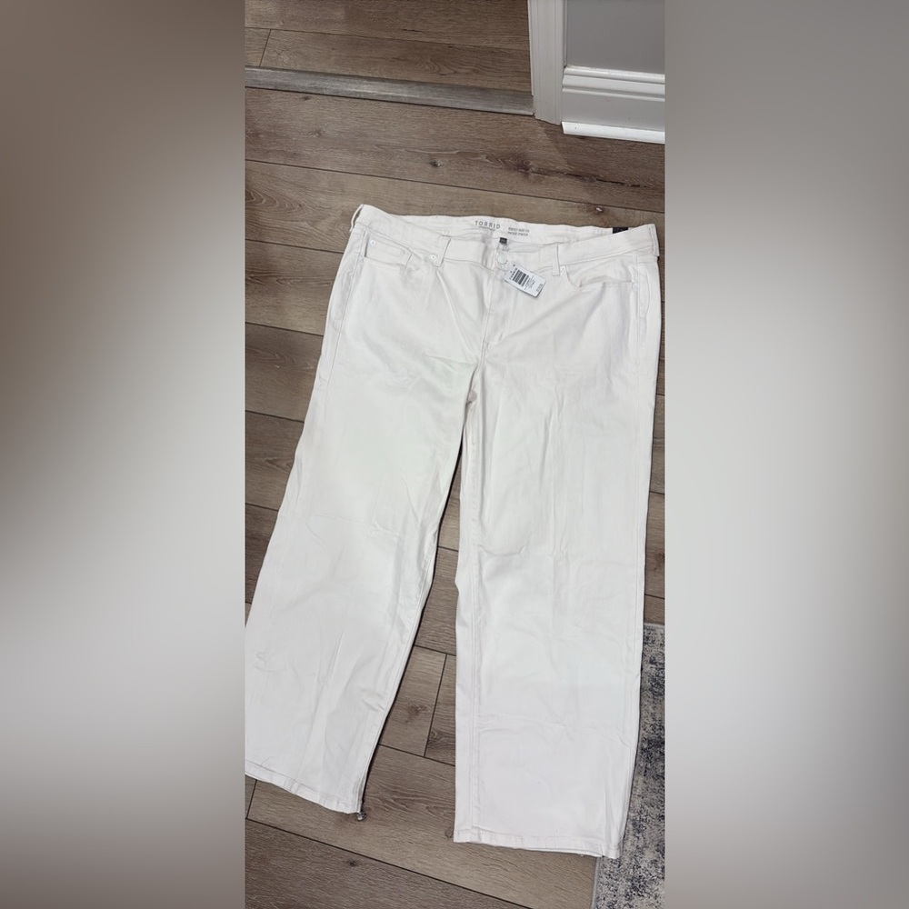 Torrid Vintage Stretch White Jeans
